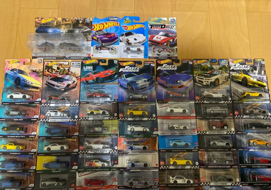 ホットウィール　プレミアム　まとめ売り　70台セット