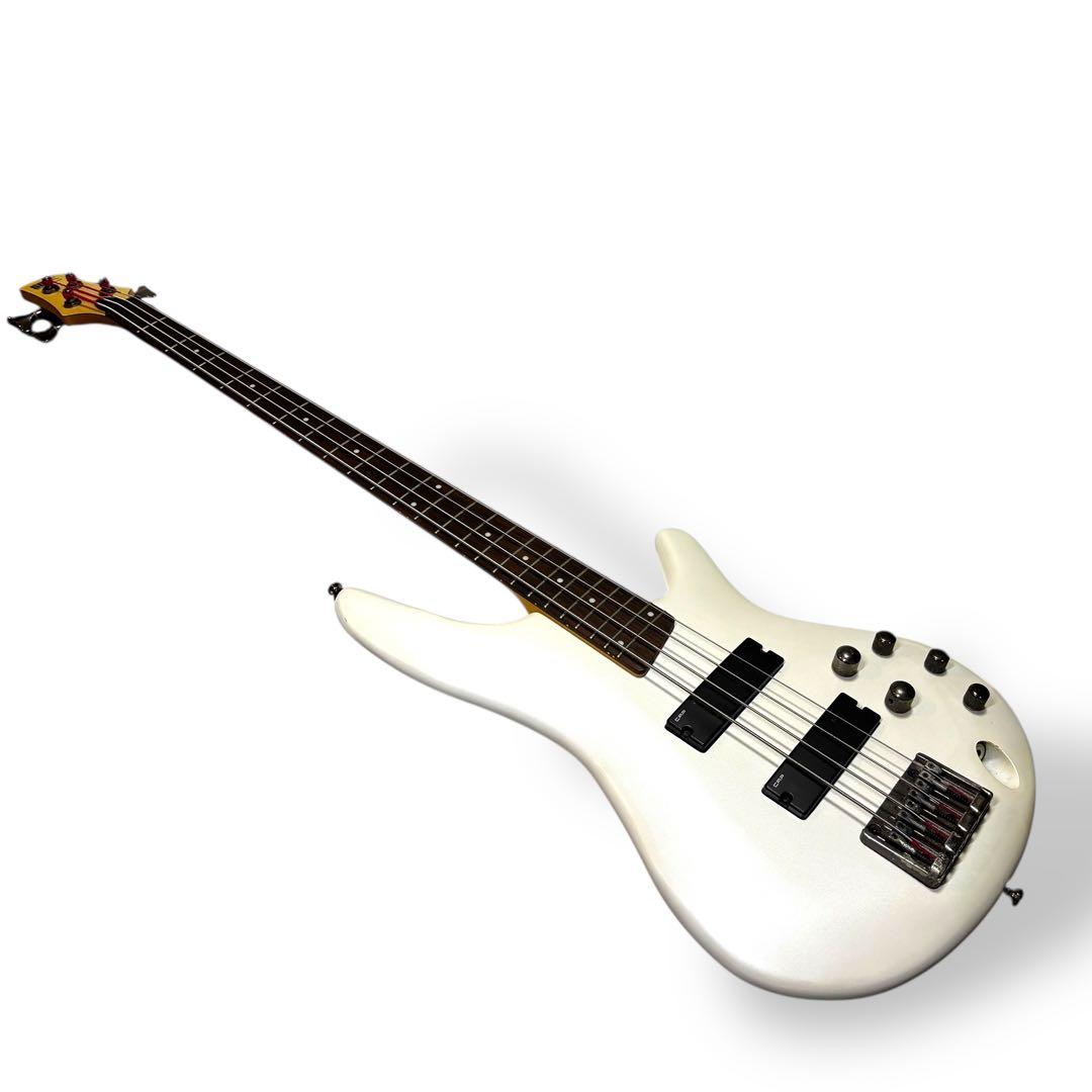 【良品】アイバニーズ IBANEZ エレキベース SR300 ホワイト バンド
