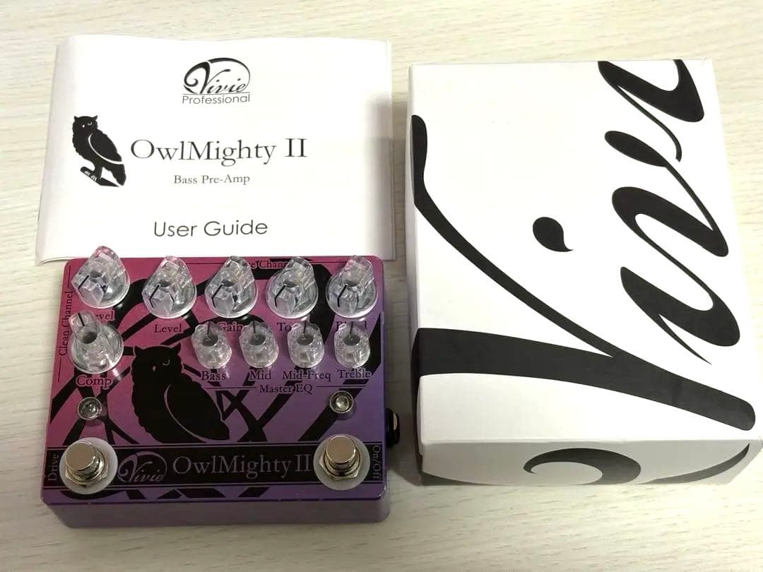 Vivie OwlMighty II ベースプリアンプ 生産終了品