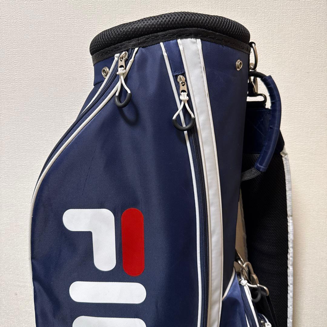 美品 FILA フィラ キャディバッグ 8型 46インチ対応 約2.5kg