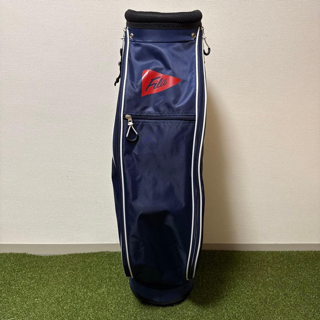 美品 FILA フィラ キャディバッグ 8型 46インチ対応 約2.5kg
