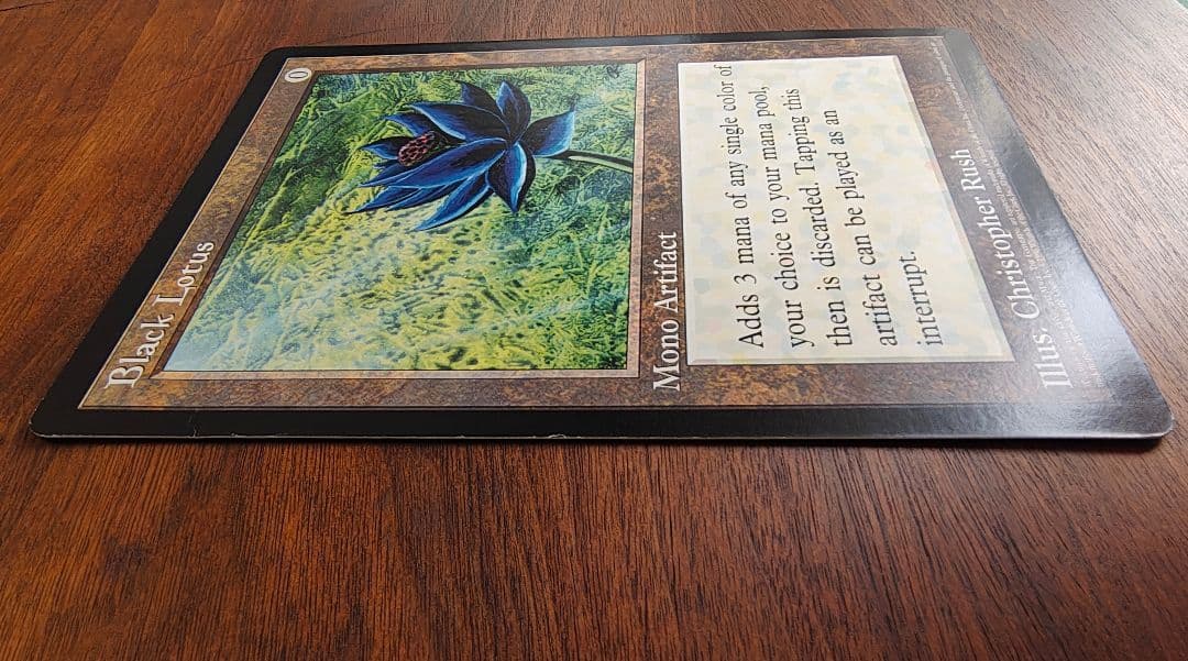 大判カード Black Lotus １枚 MTG　SCREW