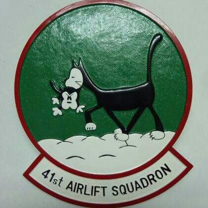 新品 USAF OKINAWA 空軍 プラック嘉手納①点41STairborne