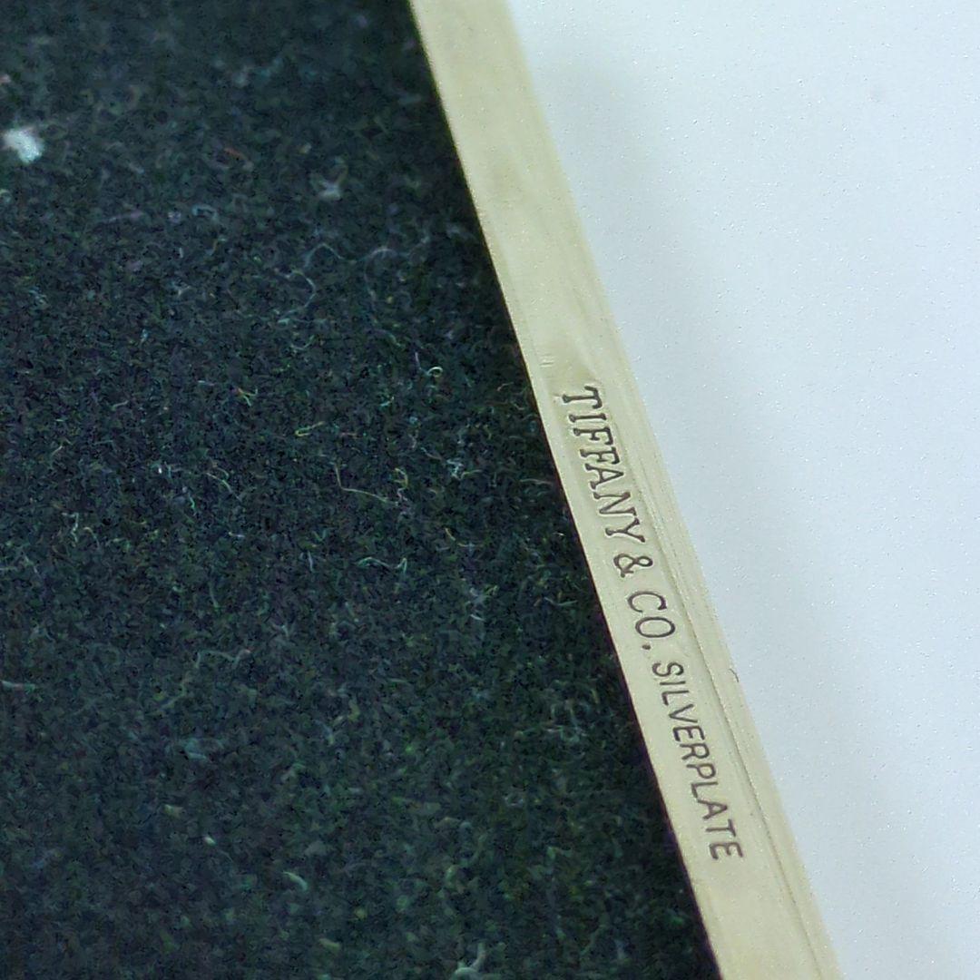 ティファニー 卓上カレンダー フォトフレーム シルバー 銀メッキ Tiffany