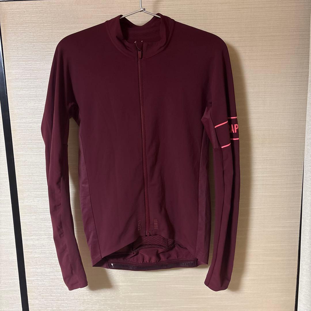 ラファ メンズ プロチーム ロングスリーブ サーマル ジャージ 小豆色系 S