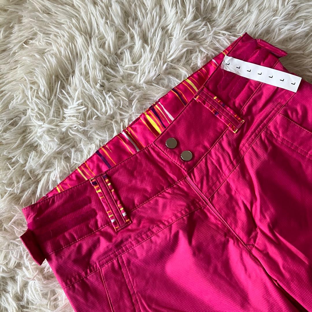 #10L✨新品✨DESCENTE✨スキーウェア パンツ レディースL ピンク