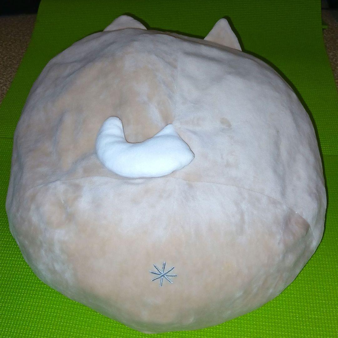 だるいぬ団　にゃもち　二代目ボス　ぬいぐるみ　ドウシシャ　ベージュ　大きめ