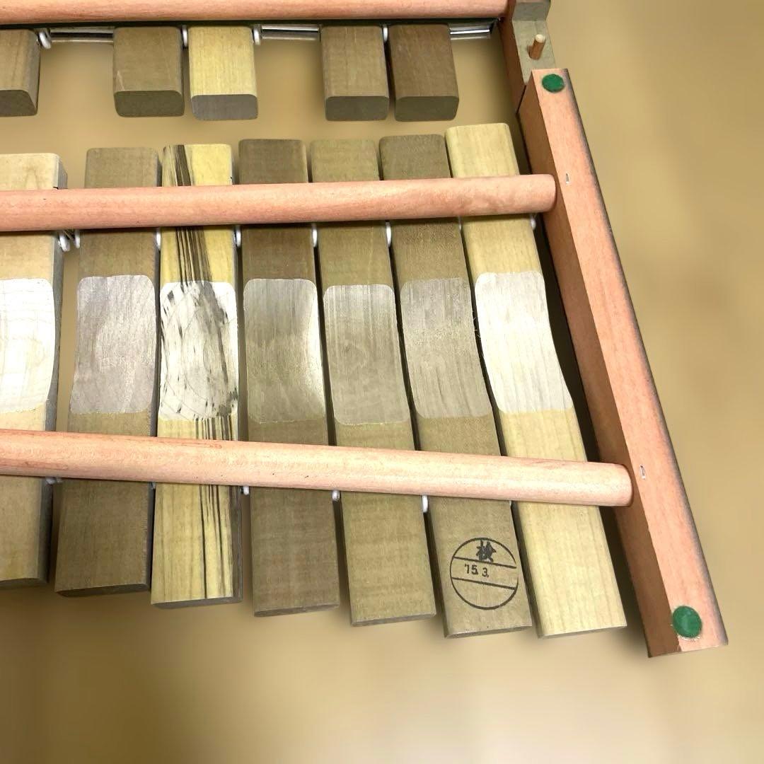 YAMAHA 卓上木琴 No.185 楽器 ヤマハ 木琴 30音　マレット付