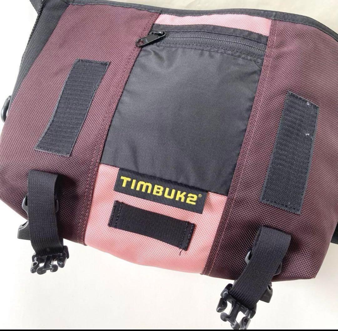 timbuk2 メッセンジャーバッグ ペールピンク×ボルドー