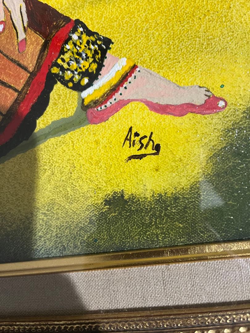 ダンスの油画 Aisha 作