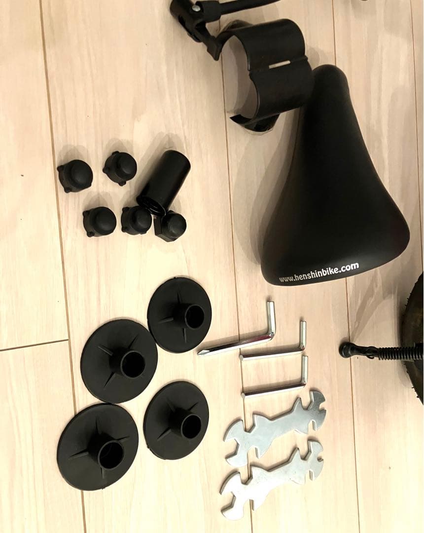 美品　Henshin 幼児用自転車 ピンク