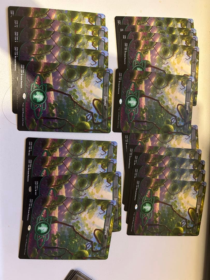 MTG「unfinity」基本土地100枚セット　バラ可　アンフィニティ