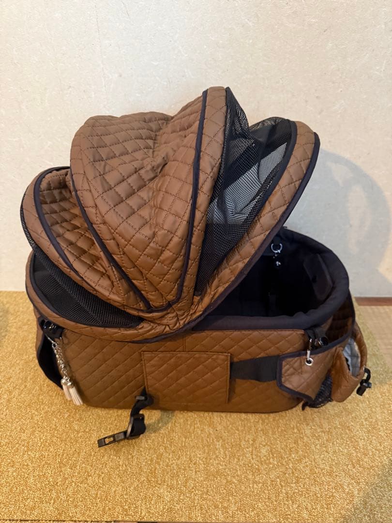 犬用天使のカート　ポルテ・マットキルト・モカ　Sサイズ　フレームセット無し