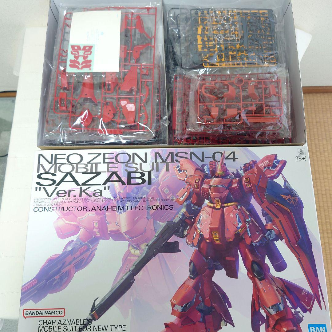 未組立 MG 1/100 MSN-04 サザビーVer.ka　ガンプラ