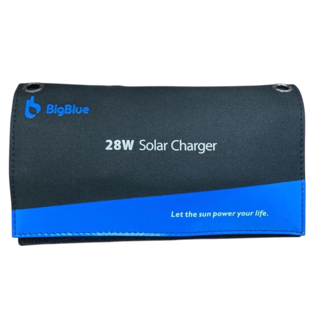 BigBlue 28W ソーラー充電器 太陽光 コンパクト アウトドア 軽量