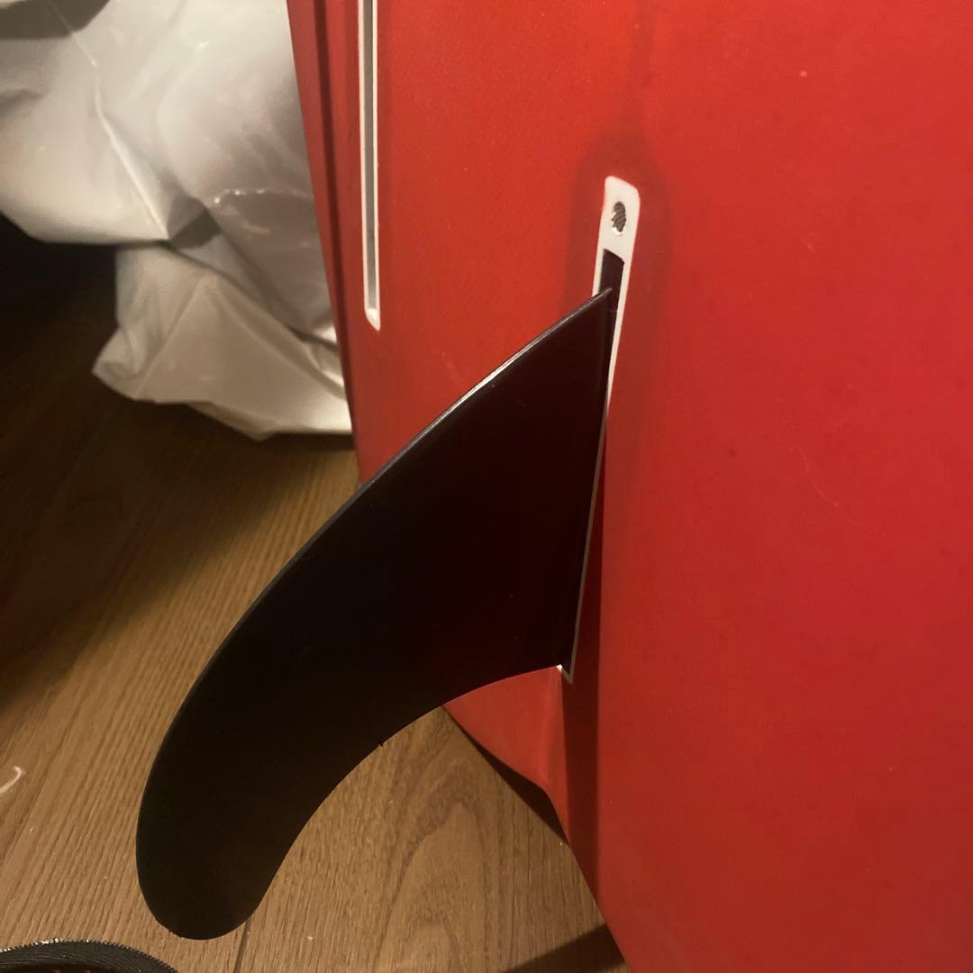 ESSENCEフィッシュ サーフボード ショート5'10 赤