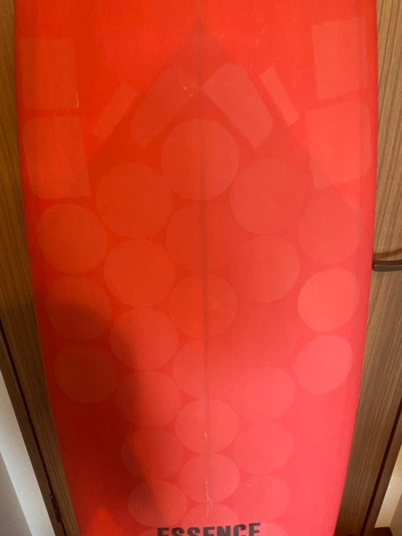 ESSENCEフィッシュ サーフボード ショート5'10 赤