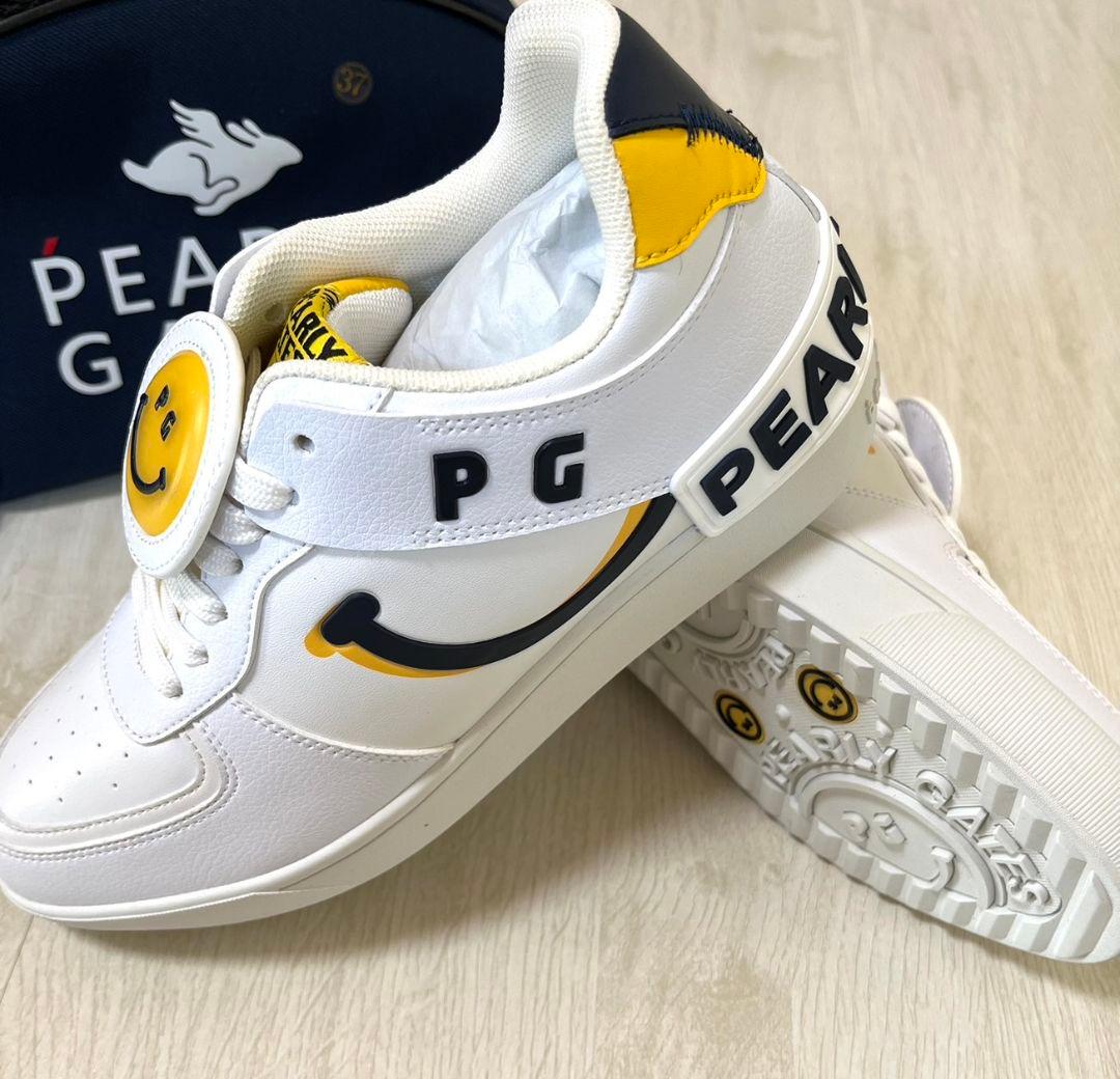 即発送対応●23-24.5cm展開●ゴルフシューズホワイト/ベージュ