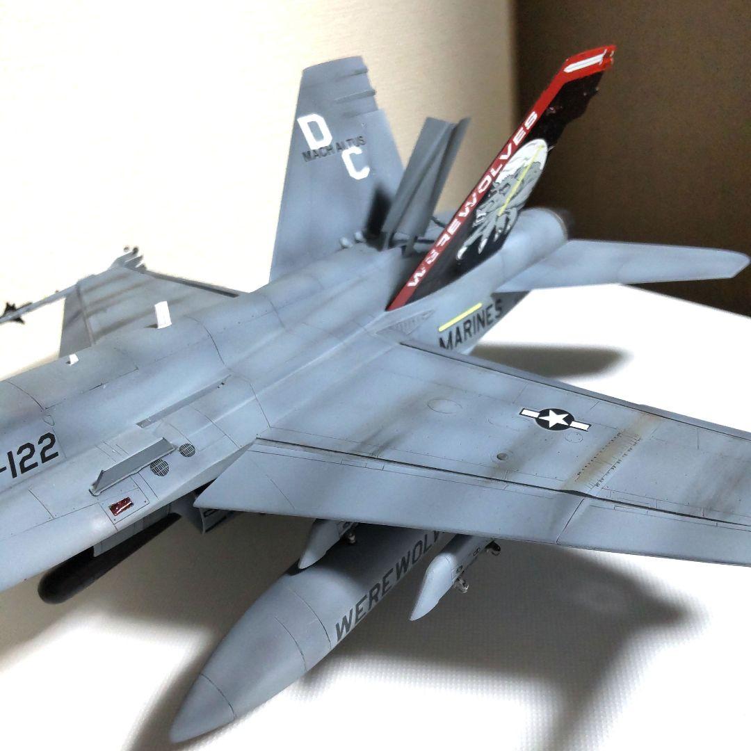 戦闘機プラモデル完成品ハセガワ1/48F-18Cホーネット