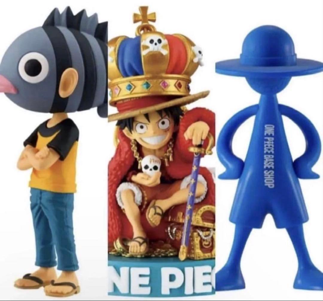 【3体セット】ONE PIECE BASE SHOP ワーコレ　LUFFY’s