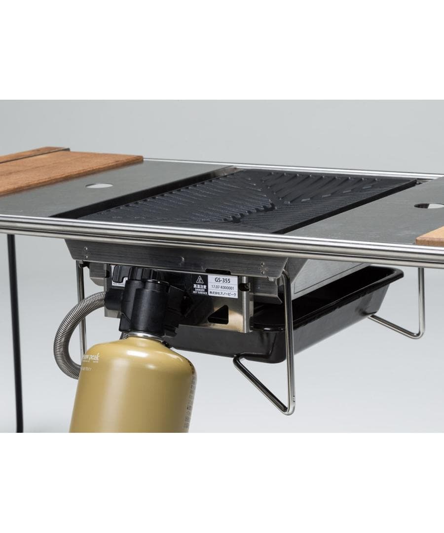 美品 雪峰苑 ＆ 雪峰苑専用 鉄板 グリル スノーピーク  peak