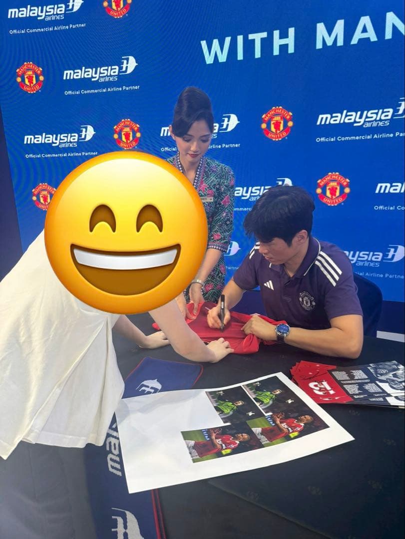 【証明写真あり】パクチソン　直筆サイン　ユニフォーム