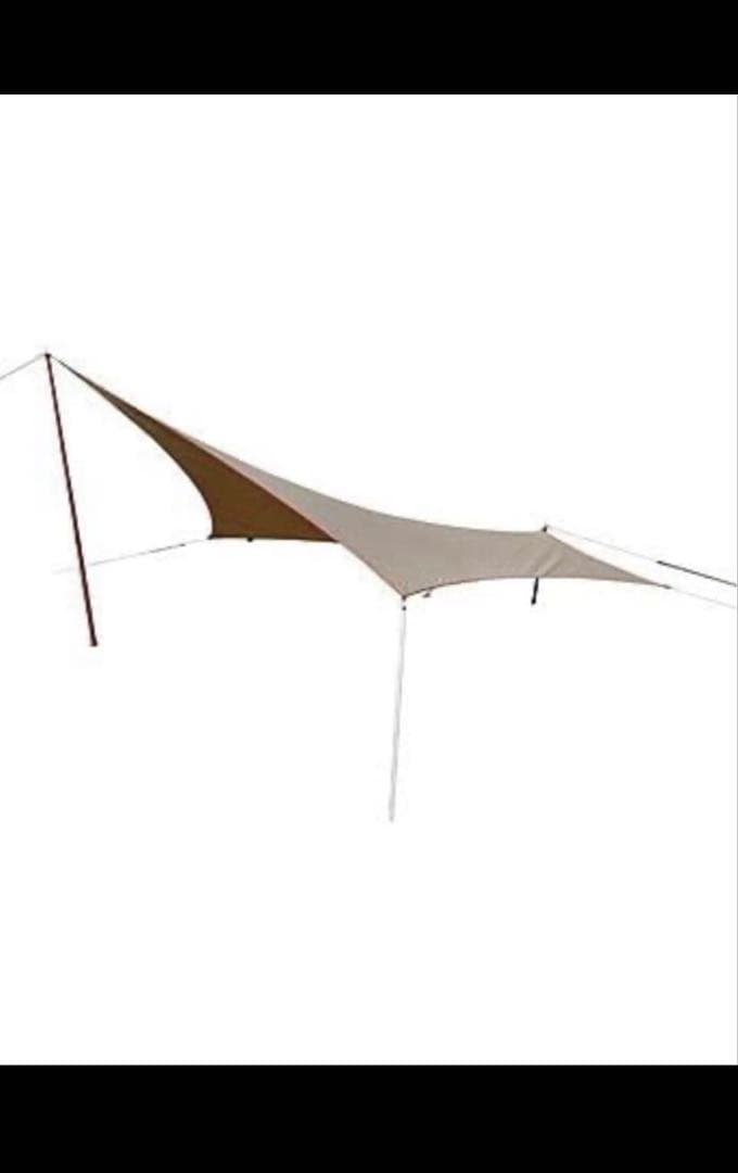 テンマクデザイン　ムササビウイング1回のみ使用 ポール付き