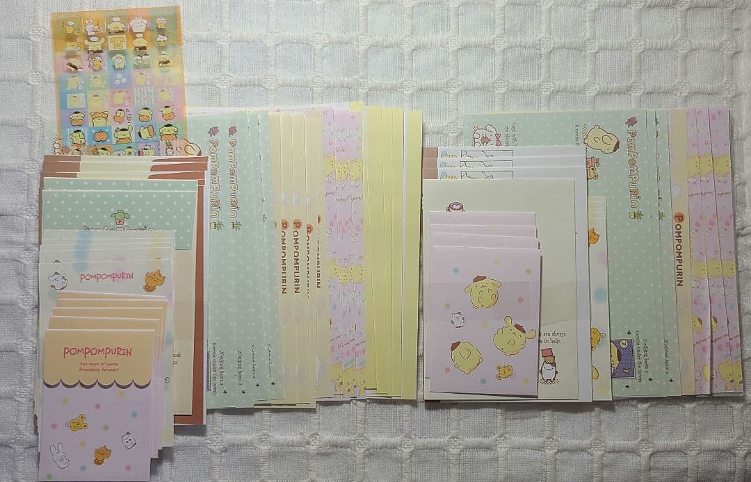 ポムポムプリン マスキングテープ レターセット ふせん まとめ売り
