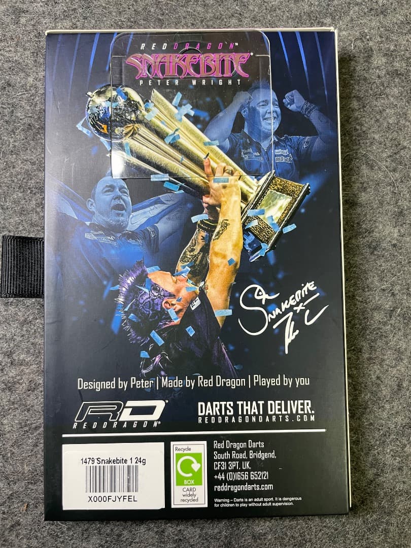 スティールダーツ　レッドドラゴン　ピーターライト　スネークバイト1　24g