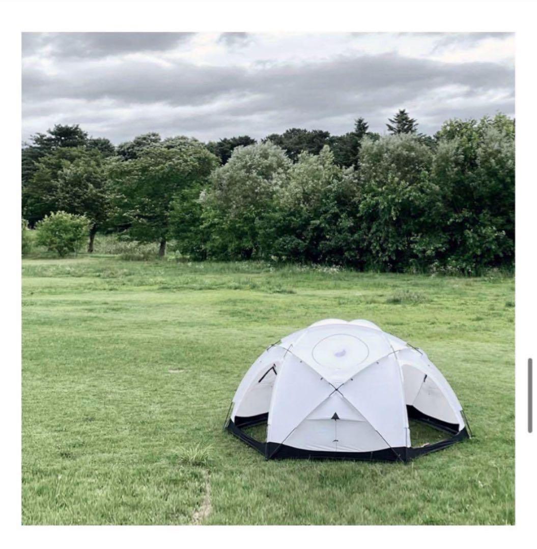 【大幅値下げ】groundcover ドーム型テント ホワイト/ブラック