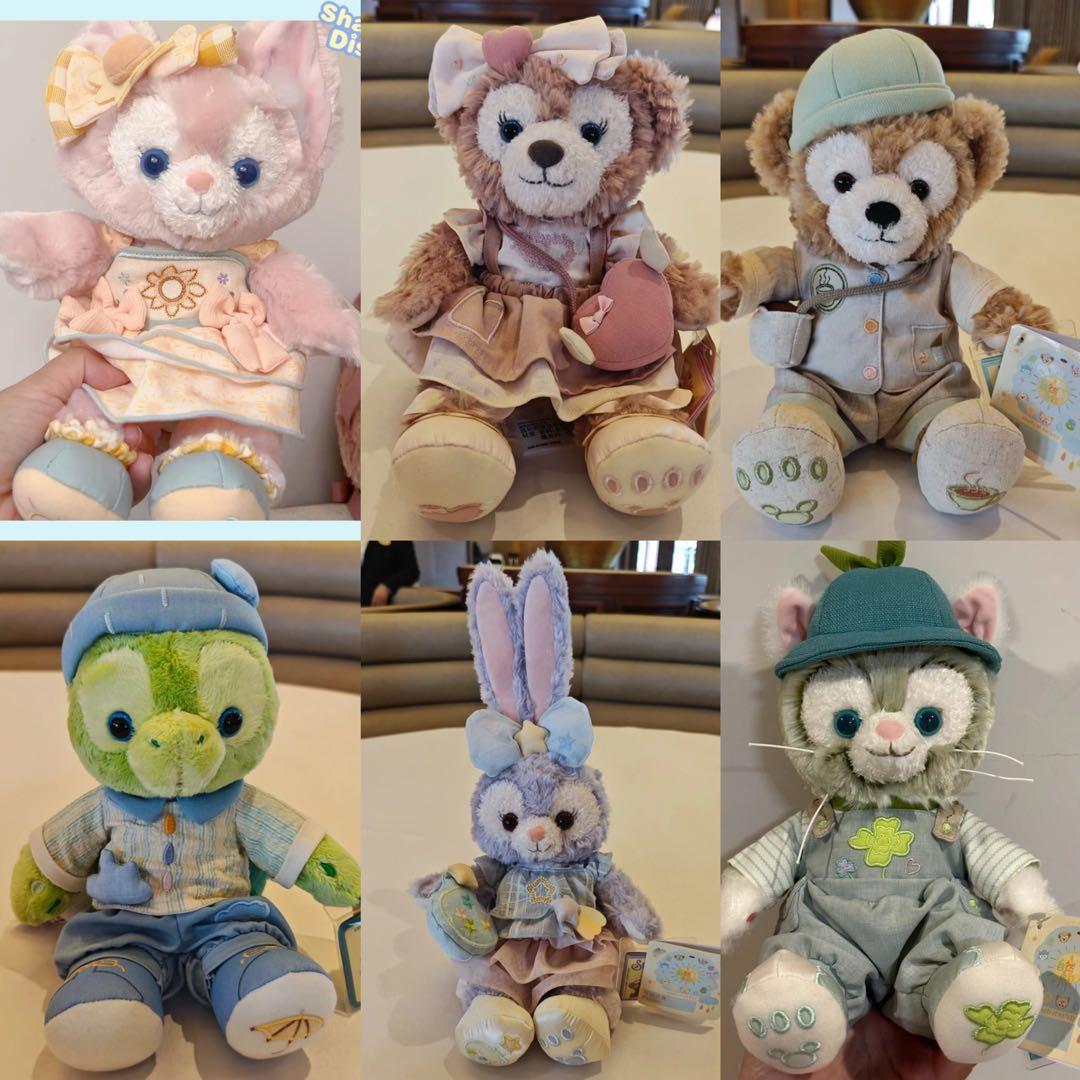 リクエスト商品6点　ナチュラルカラー　ぬいぐるみ　上海ディズニー