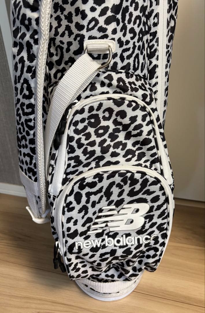 NEW BALANCE ヒョウ柄　キャディバッグ　ニューバランス　ゴルフ
