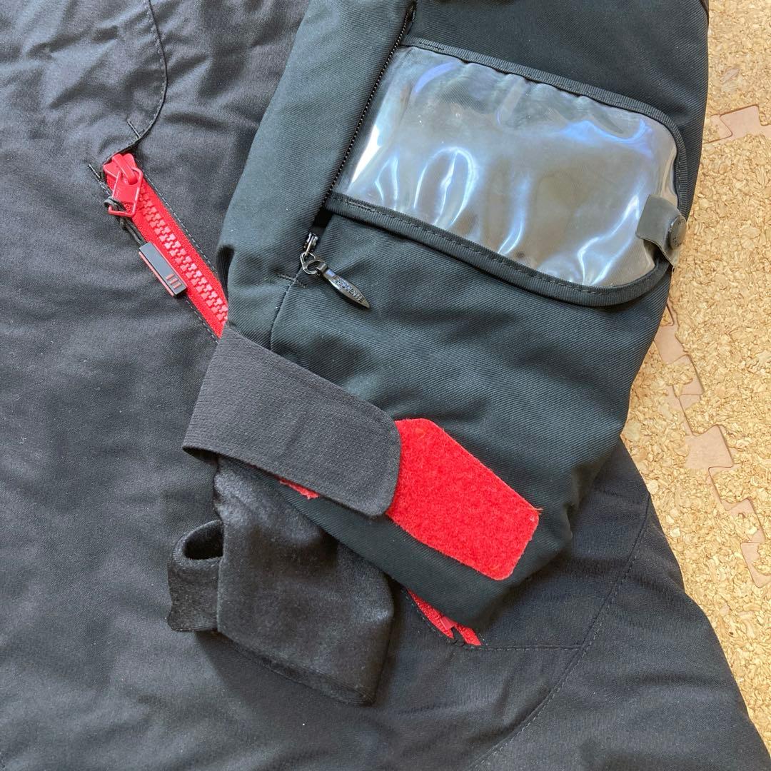 【美品】デサントdescentスキーウェアHEAT NAVIスキー Mメンズ黒