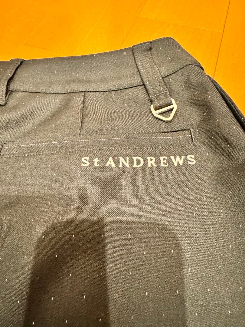 さくら　セントアンドリュース　ドットストレッチスカート　M ブラック