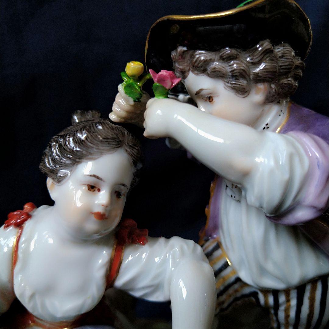 ✤1924年以前マイセン(Meissen)フィギュリン『春の寓意』✤