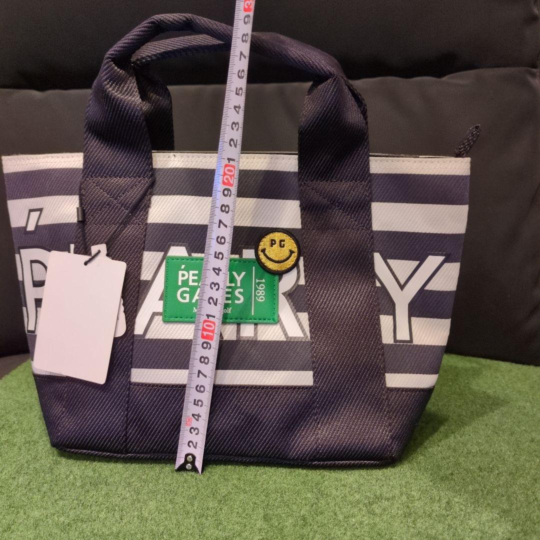 【新品】パーリーゲイツ ボーダー柄カートバッグゴルフ PEARLY GATES