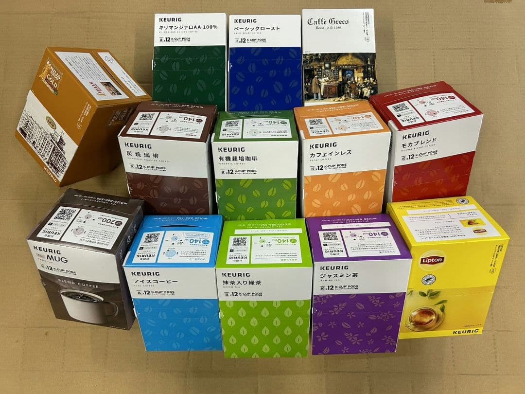 お買い得商品～キューリグ Kカップ KEURIG K-CUP 選べる8箱セット