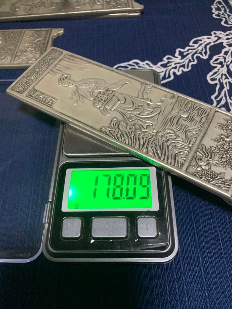 中国美術 時代物 文鎮 刻印あり 古玩 浮き彫り 厚重 文房 細工 四大美人