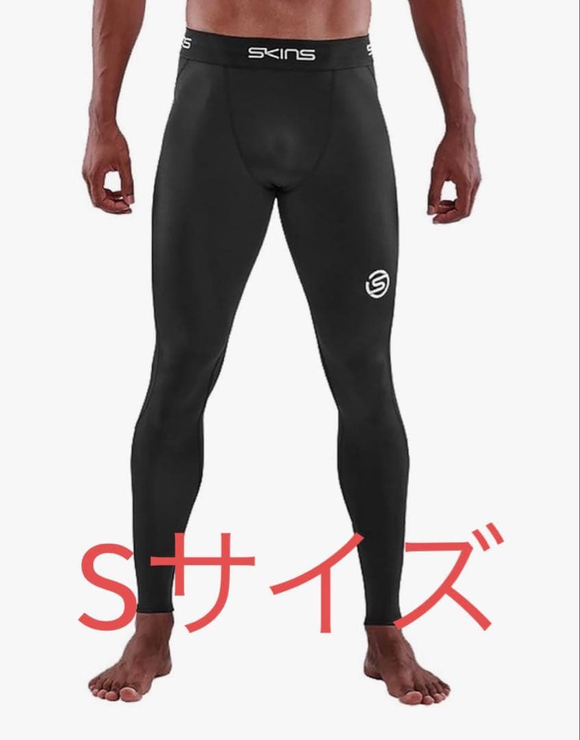 新品★Sサイズ Skins Series 1 Long Tights メンズBK