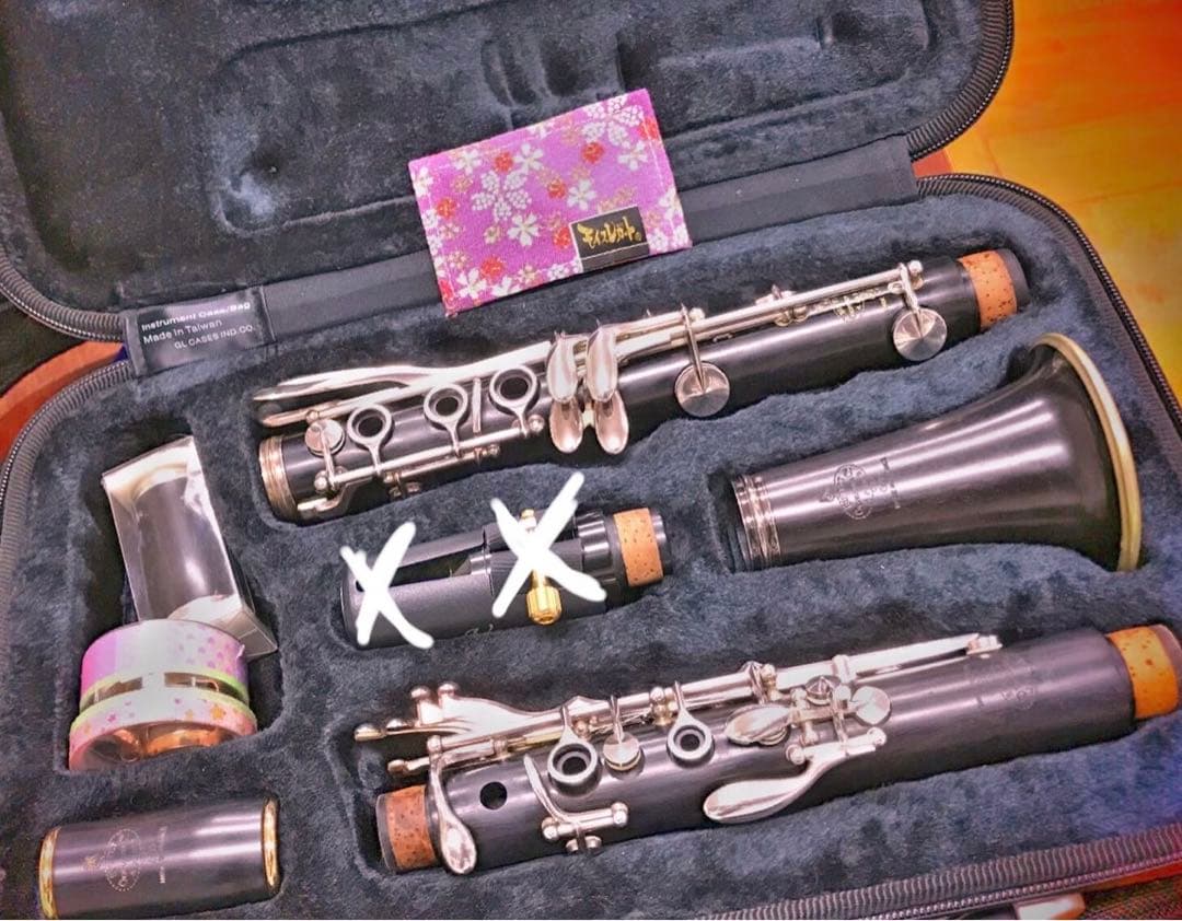 クラリネット E13(マウスピース・リガチャー・＋バレル付き)