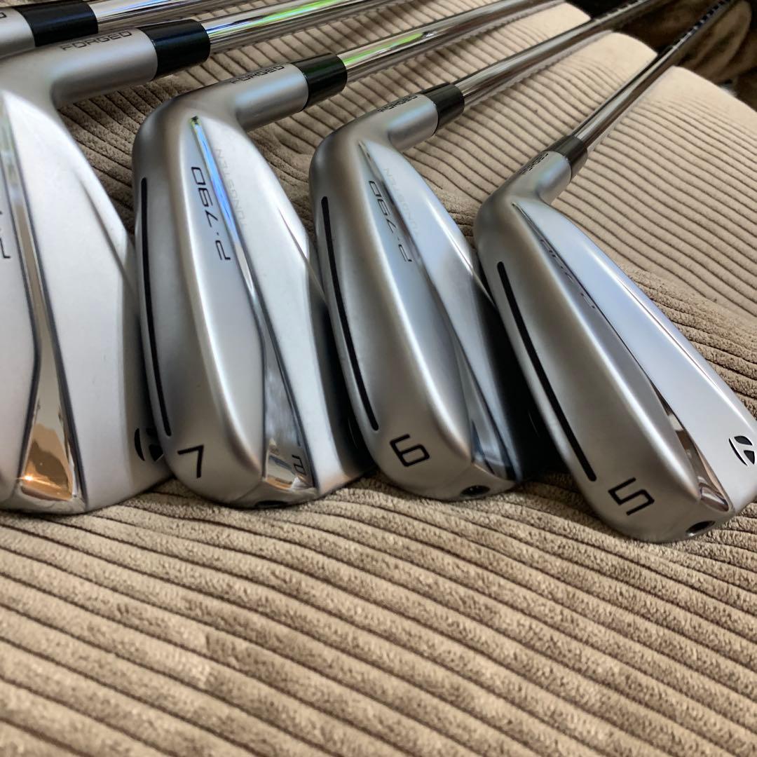 極美品　テーラーメイド　P790 アイアン　5-PW 6本セット　2021モデル