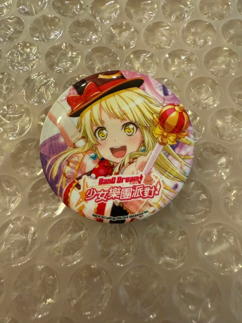 バンドリ　弦巻こころ　海外限定　缶バッジ