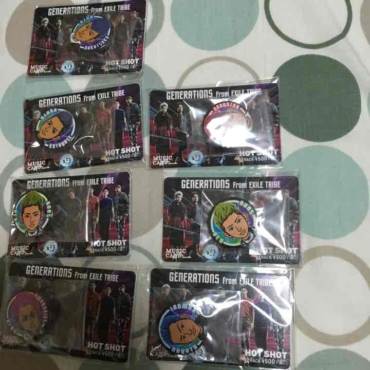 HOT SHOT 缶バッチ付き ミュージック カード