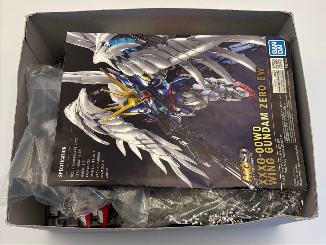 XXXG-00W0 MGSD ウイングガンダムゼロ EW 完成品オリジナル色付け