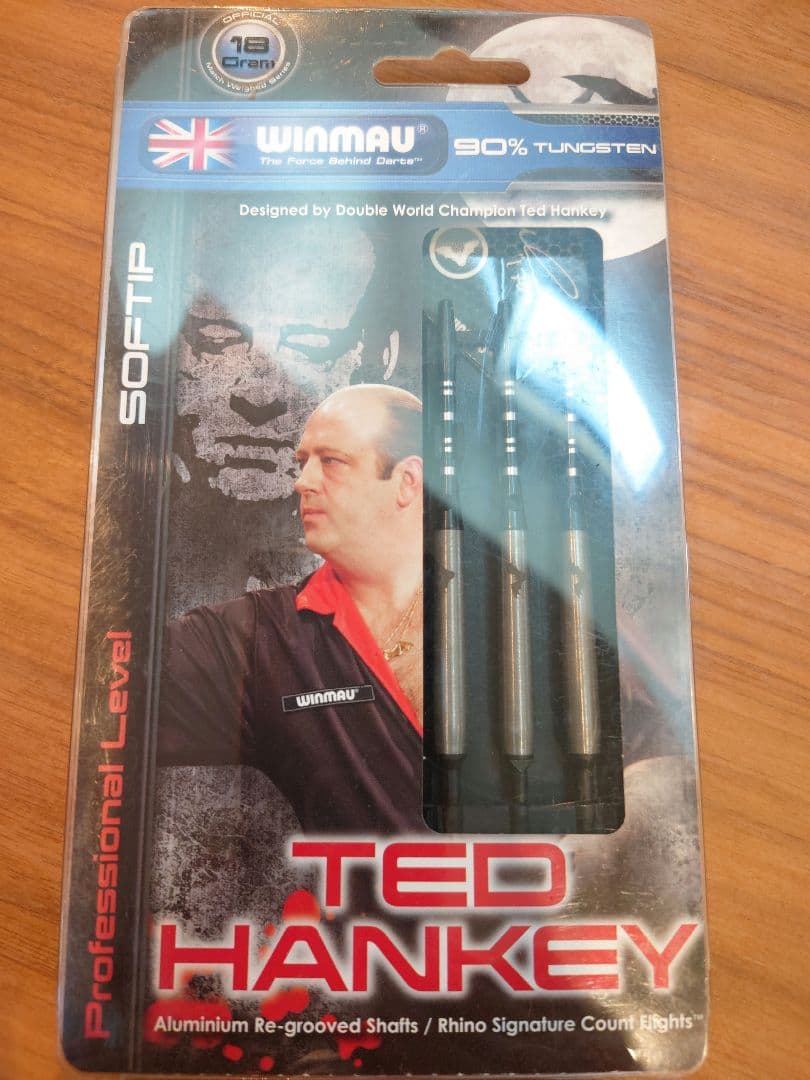 【廃盤レア品】WINMAU TED HANKEY ソフトチップダーツ 18g