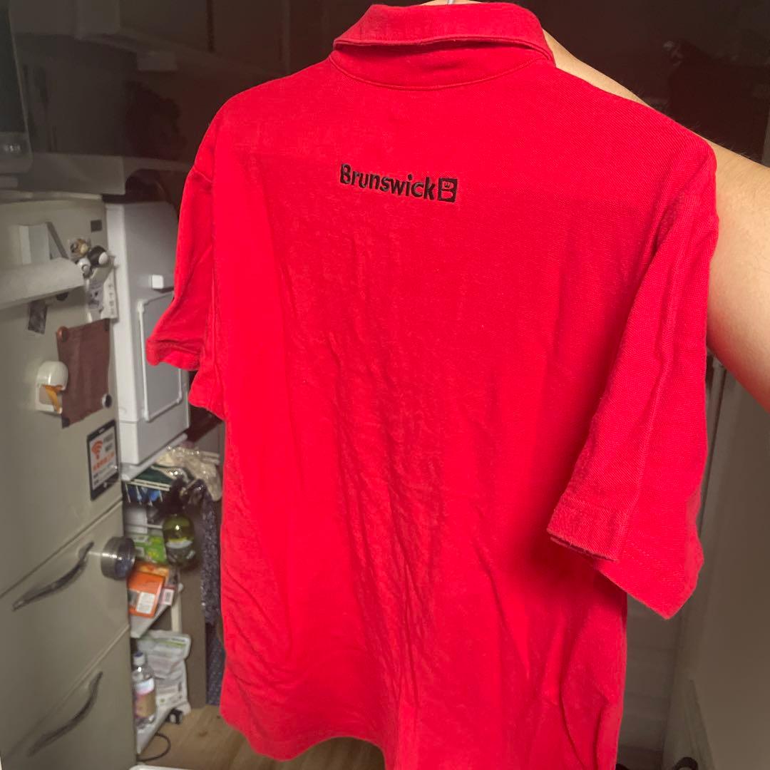 Brunswick 赤 ポロシャツ S ブランズウィック