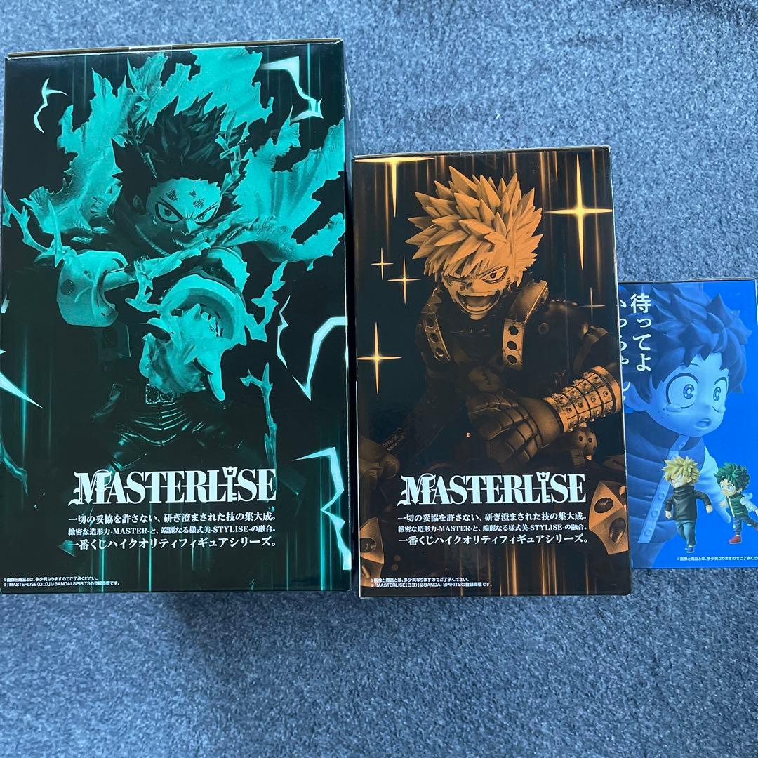 一番くじ　僕のヒーローアカデミア　更に向こうへ　出久　爆豪　3体セット