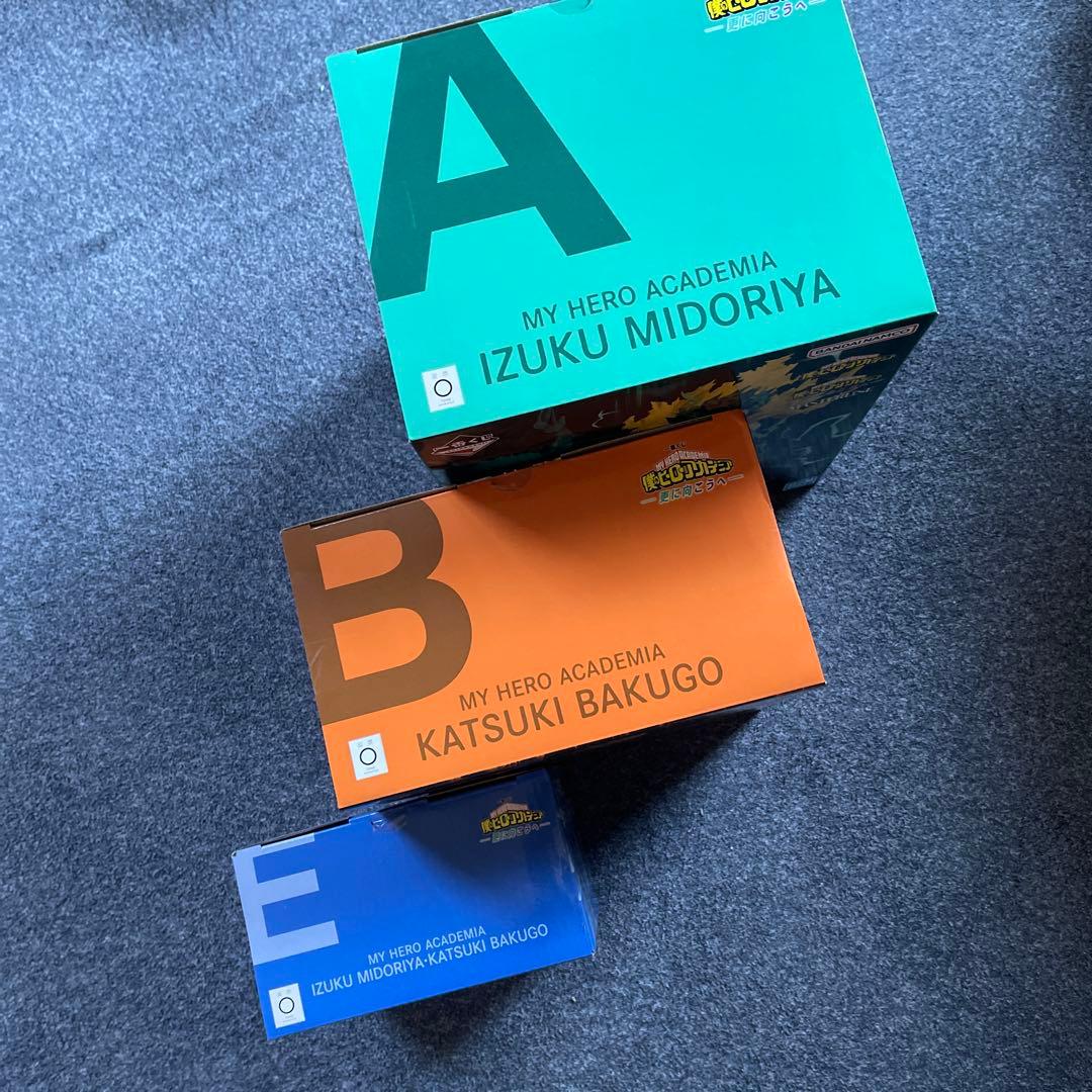 一番くじ　僕のヒーローアカデミア　更に向こうへ　出久　爆豪　3体セット