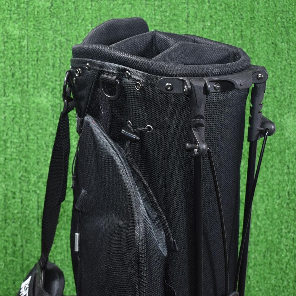 NIKE ナイキ ゴルフ 軽量 スリムキャディバッグ８型【ブラック】中古！