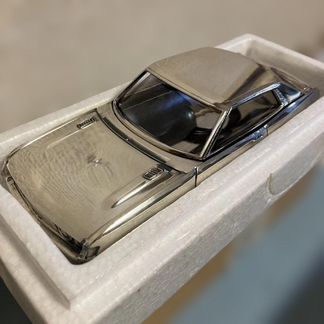 当時ものトヨタセリカ　金属製メタルシガレットケース　シルバー非売品